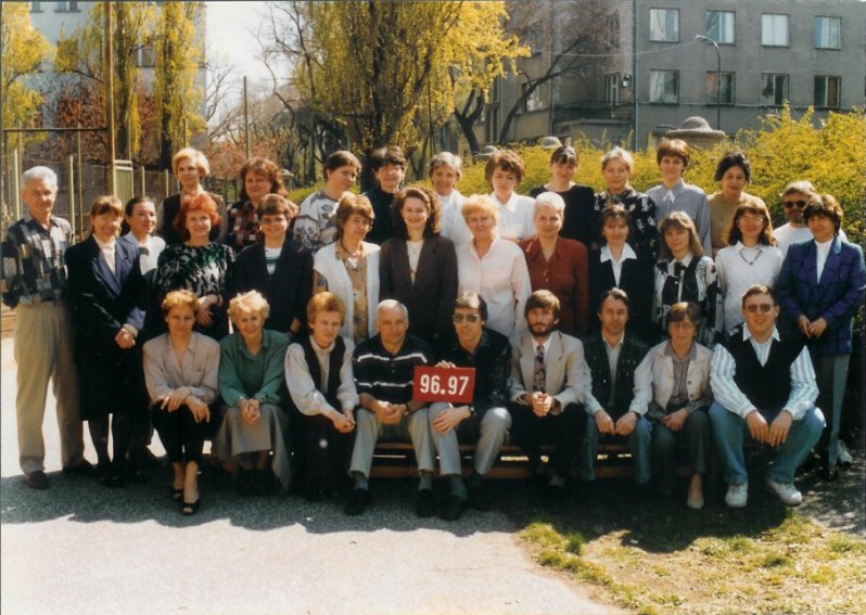 profesorská fotografia GAMČA 1996-1997