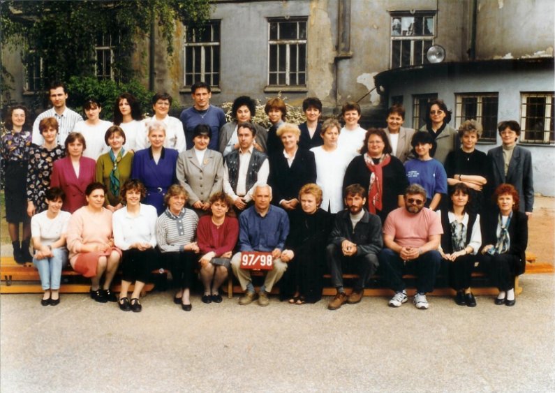 profesorská fotografia GAMČA 1997-1998